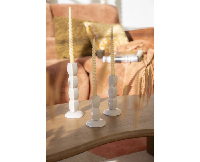 Candle holder Prinz - beige | BY-BOO