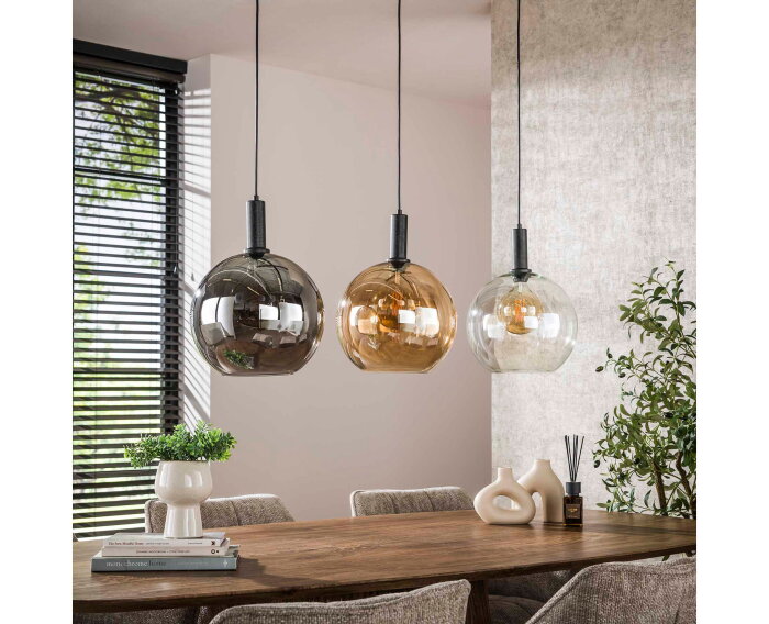 Hanglamp 3L tricolore Sfera - Artic zwart