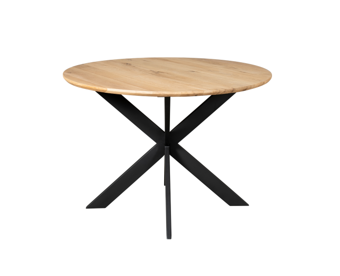 Eiken eettafel Ferris | Rond 110 cm | Naturel