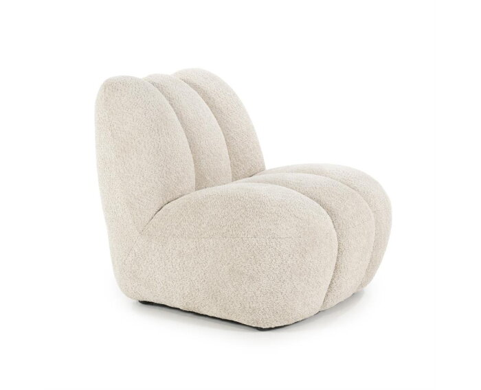 SEVN Fauteuil Lisa – Speels design met ronde vormen en ultiem zitcomfort - Anthology Beige