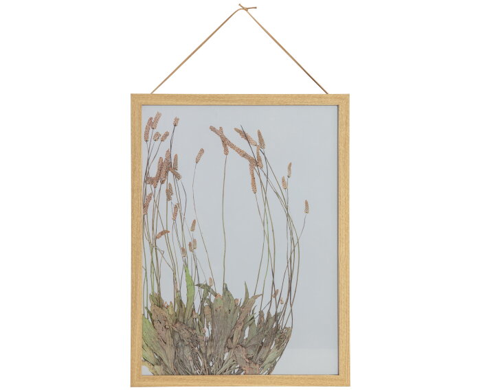 Potpourri Fotolijst Bloemen Met Houten Rand 40x30 - BePureHome
