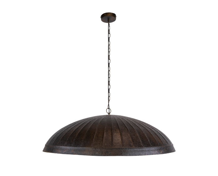 Hanglamp Gardo 1-lichts metaal 90x90x150 cm - smoked brown