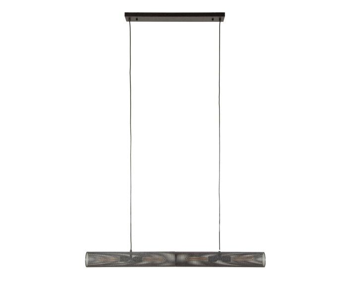 Hanglamp 120 tube mesh - Artic zwart
