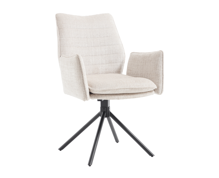 Eetkamerstoel Tim Cremona 02 Lichtbeige 2 pieces a box