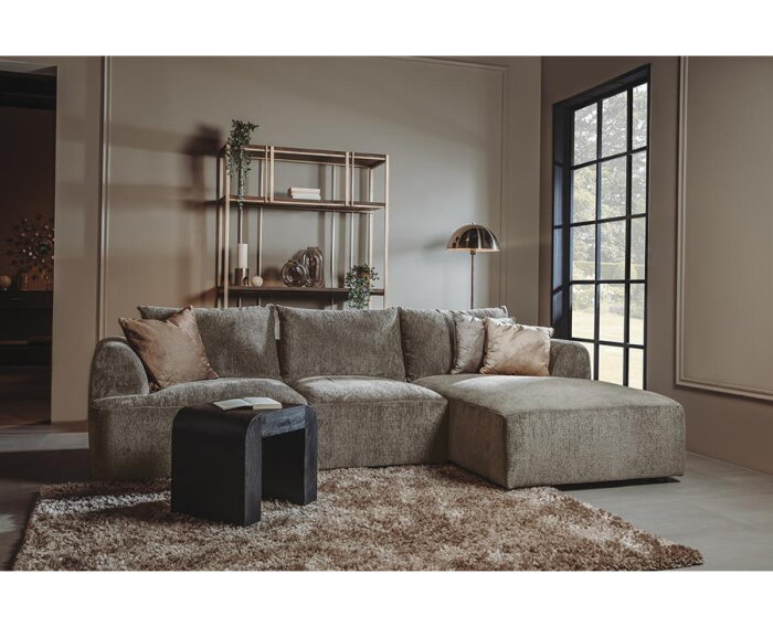 Canterbury 2 5-AL + Chaise R - Mona 120 Taupe