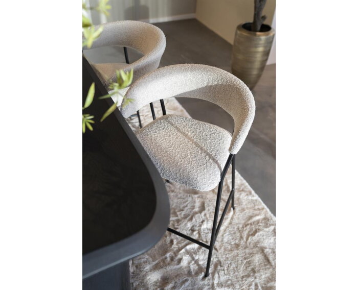 Barstoel Luka - beige | Eleonora