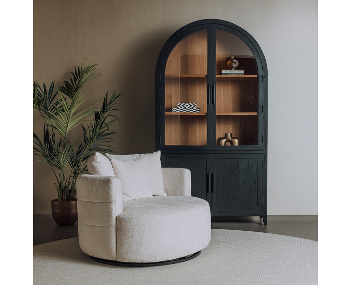 Bolza Fauteuil - Trenza 6 ivory (draaibaar)