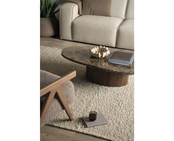 Salontafel Bradley 120x75cm - bruin | Eleonora