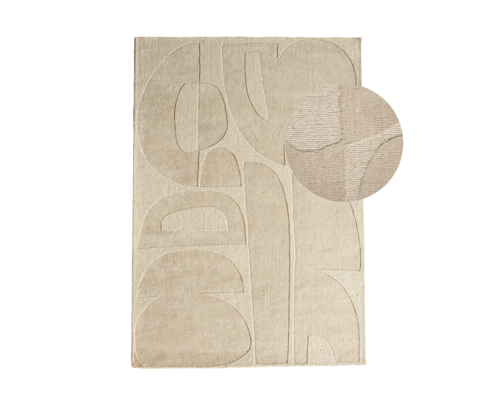 by fonQ Reform Vloerkleed - Beige - Rechthoekig - 160 x 230 cm
