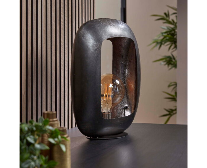 Tafellamp Arch XL - Zwart nikkel