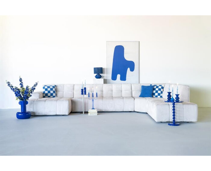 modulaire hoekbank Veronique  &ndash; Luxe designbank met verfijnd lijnenspel | SEVN