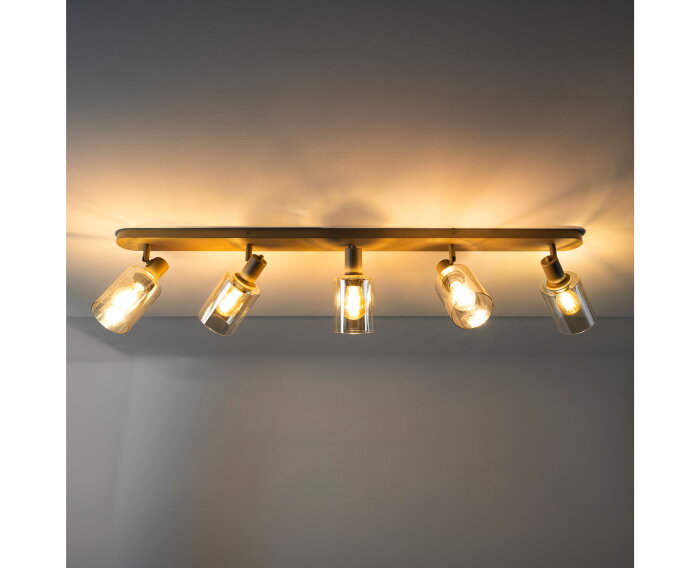 Plafondlamp Sepiora 5L - Beige