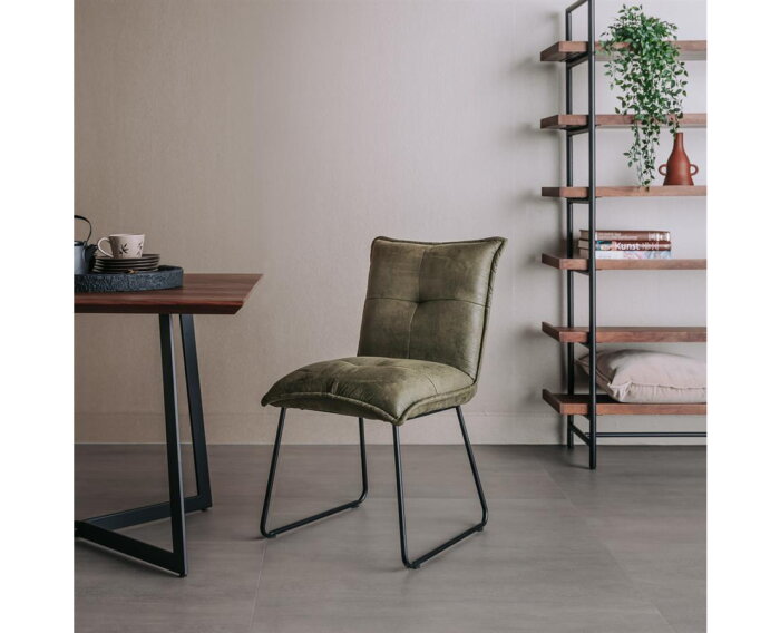 Seda Stoel - fabric Cherokee 13 green