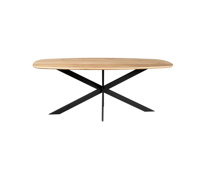 Eiken eettafel Ferris | Deens Ovaal 200 cm | Naturel