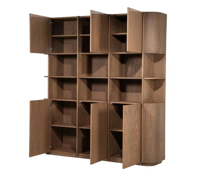 Kabinet Oslo 203x42cm - bruin | Eleonora