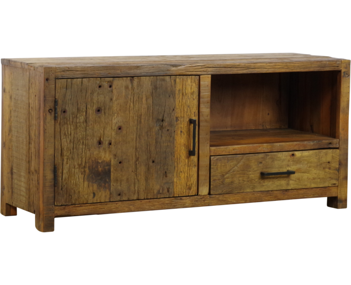 TV-meubel Brent gerecycled hout naturel - 120 x 40 x 55 cm