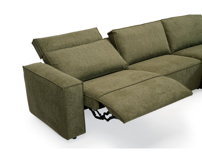 Hoekbank Domburg - Taurus Thyme - Chaise longue rechts - 318x166 cm