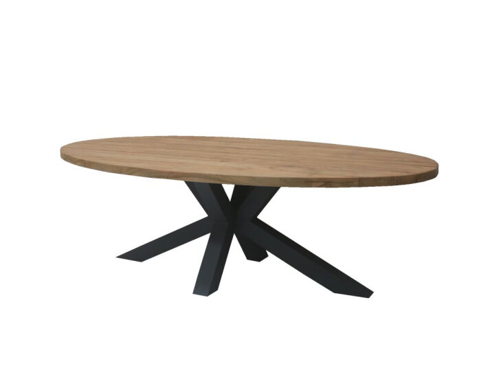 Tuintafel Rina ovaal antraciet