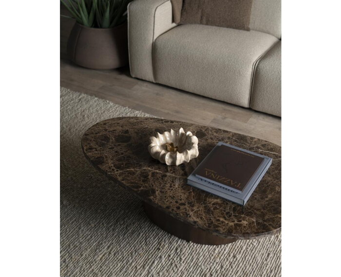 Salontafel Bradley 120x75cm - bruin | Eleonora