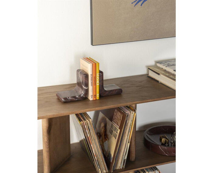 Bookend Rosso - rood | BY-BOO