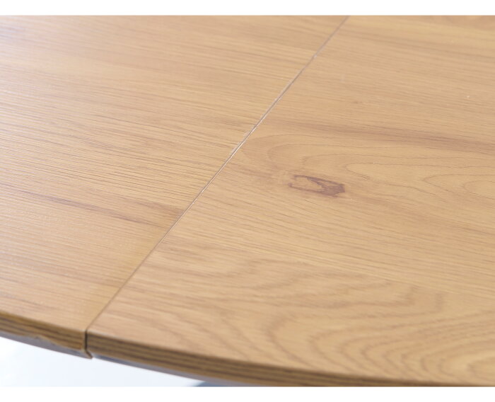Eettafel Cesura uitschuifbaar eikenhout Ø120-160 cm