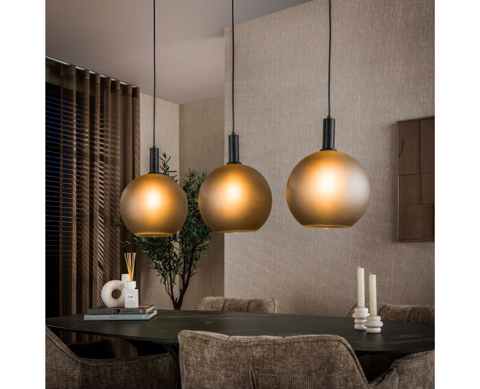 Hanglamp Bubble Frosted 3L - Frosted grijs