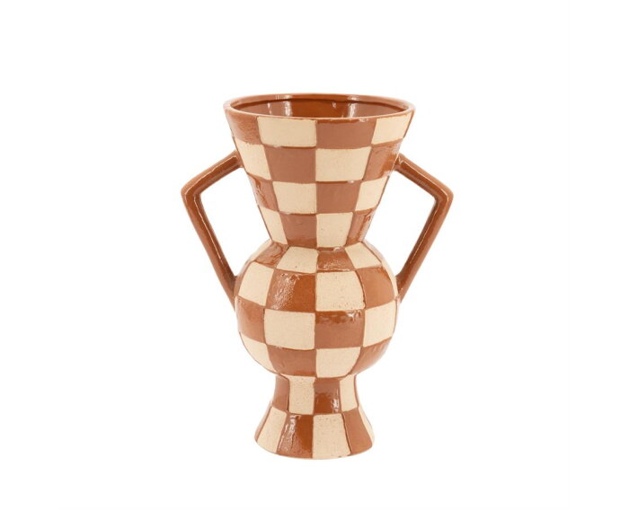 Vase Blocsy 2 - bruin | BY-BOO