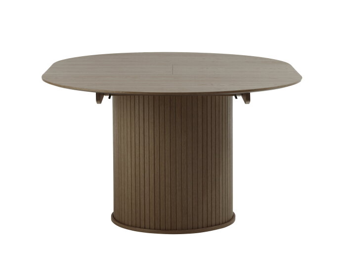 Eettafel Nola rond uitschuifbaar &Oslash;120-167 cm eiken - Bruin