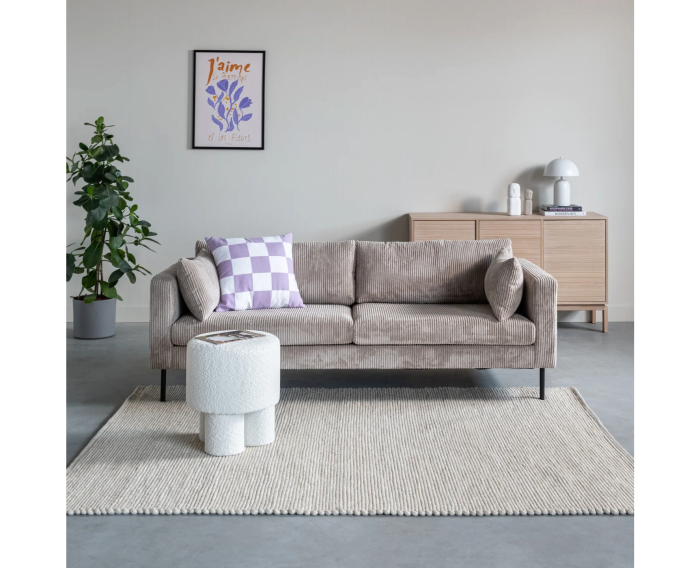 by fonQ Dots Vloerkleed - Beige - Rechthoekig - 160 x 230 cm