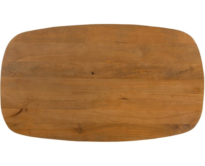 Salontafel Akagi deens ovaal mangohout 120x70 cm - Naturel