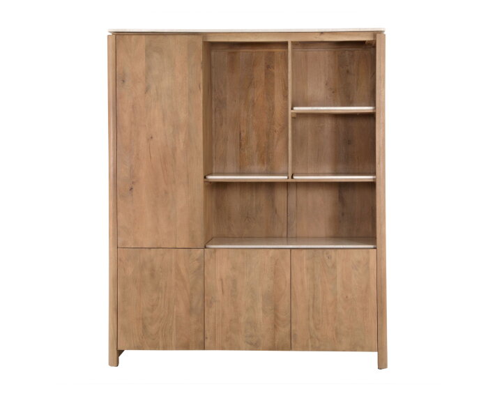 Inglegplank Vakkenkast XL Dallas Beige Marmer Set van 4