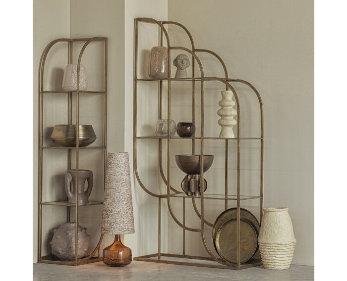 Syros Deco Papier Mache Grijs/bruin - BePureHome