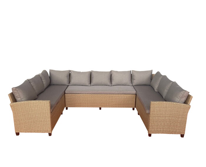 Loungeset Ventura 9-zits -  Poly Rattan - Tuinset