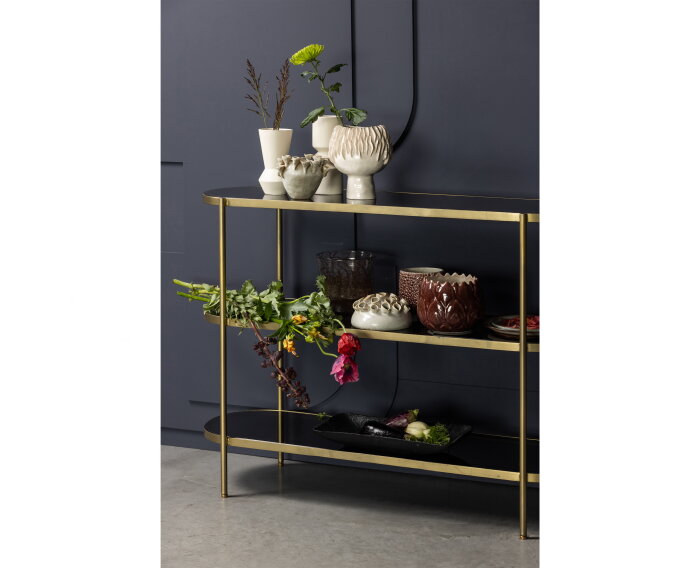 Serene Vaas Keramiek Aubergine - BePureHome
