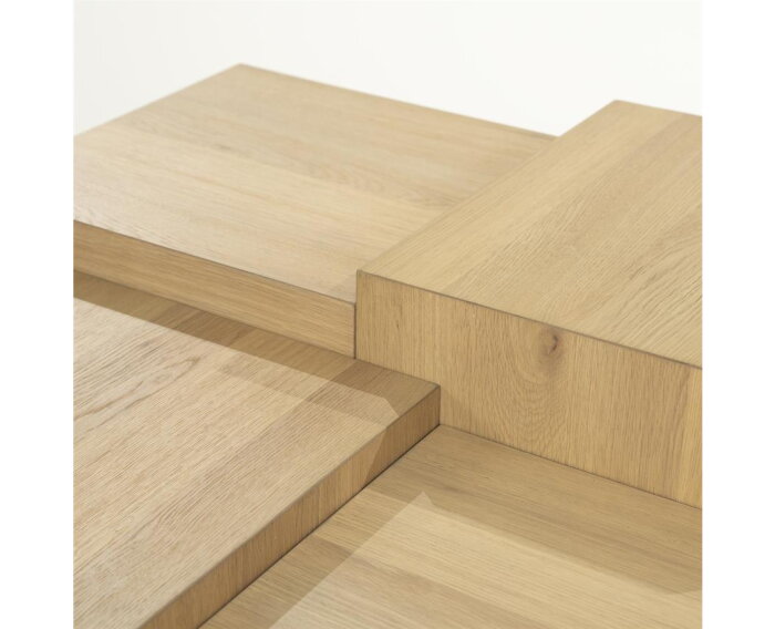 Salontafel Quinten vierkant 80x80cm - naturel | Eleonora