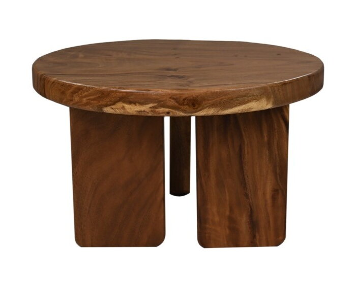 HSM Collection - Salontafel Rond Munggur - Natuurlijke afwerking Ø75*43