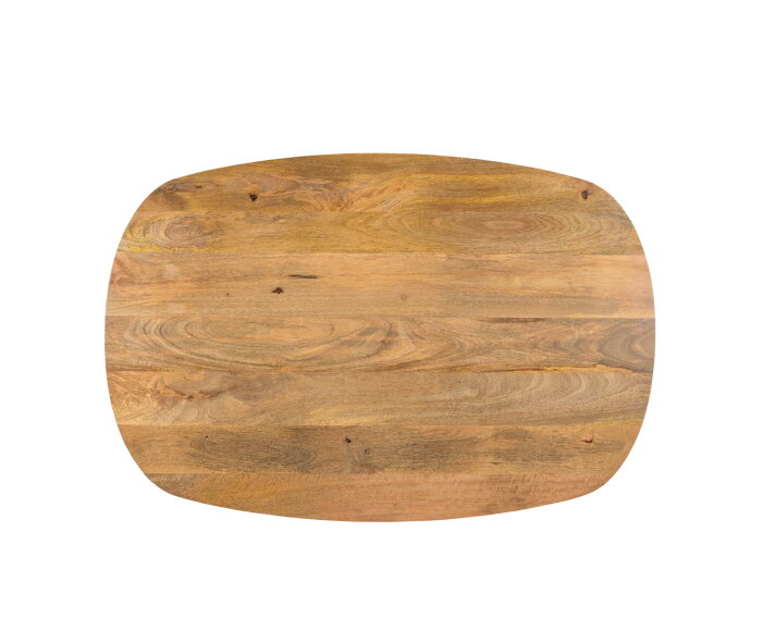 Eettafel Deens Ovaal Runa met Houten Onderstel 120