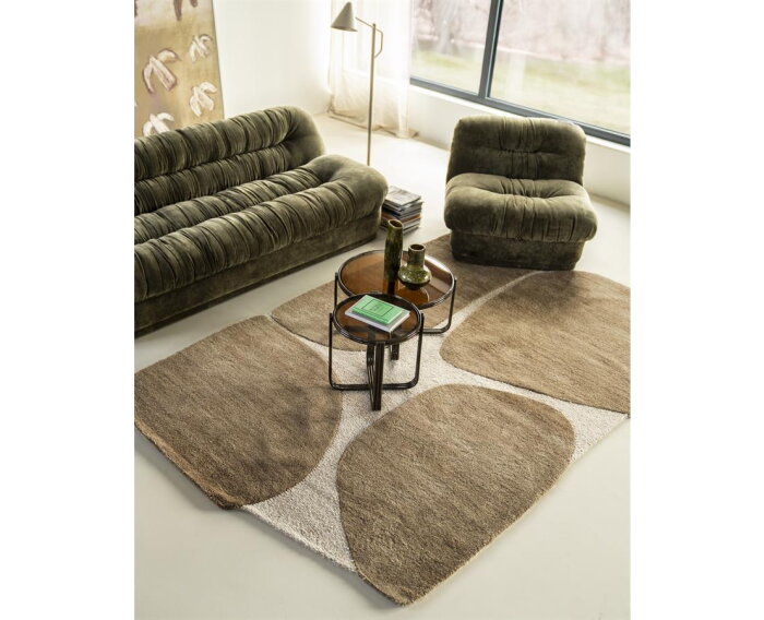 Iwa 190x290cm - bruin | BY-BOO