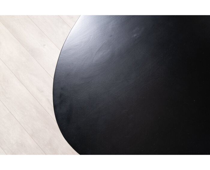 Eettafel Florence ovaal mangohout 180x100 cm - Zwart | Glad