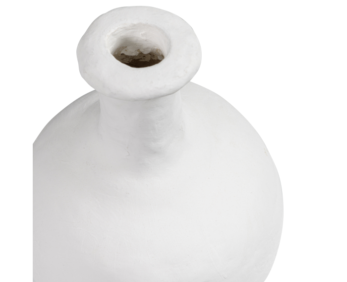 District Vaas Papier Mache Off White 36xØ25cm - BePureHome