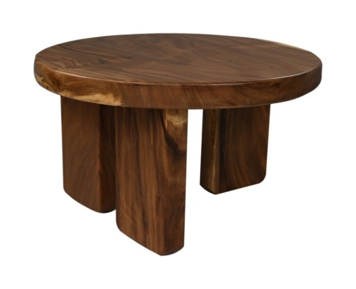 HSM Collection - Salontafel Rond Munggur - Natuurlijke afwerking Ø75*43