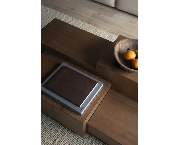 Salontafel Quinten rechthoekig 140x75cm - bruin | Eleonora