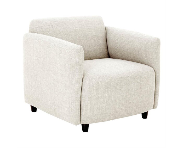 Bradfort Fauteuil - fabric Montego 170 White