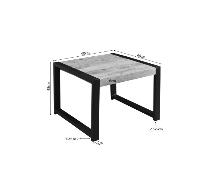 Bijzettafel Britt | 60 cm