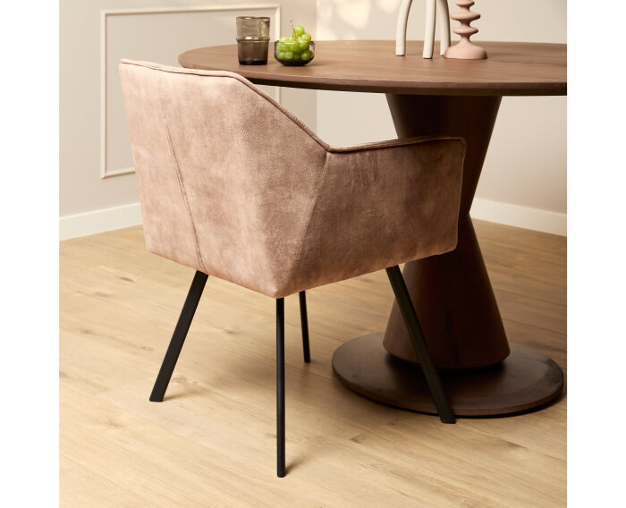 Eetkamerstoel Emma | Velvet Taupe