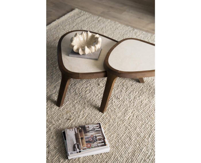 Salontafel Fred 64x75cm - bruin | Eleonora