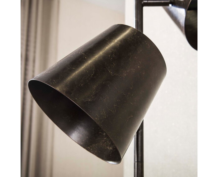 Vloerlamp Kinetic 3L - Urban bruin