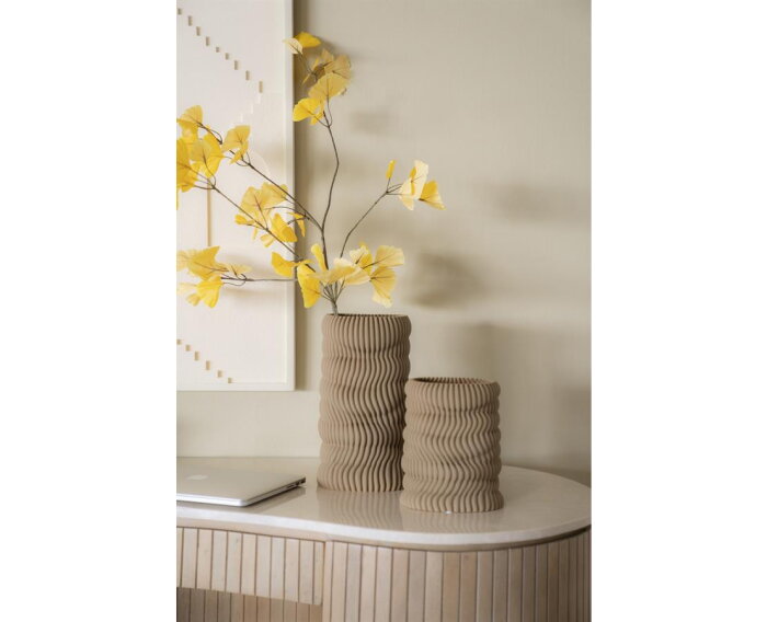Vase Mae small - beige | BY-BOO