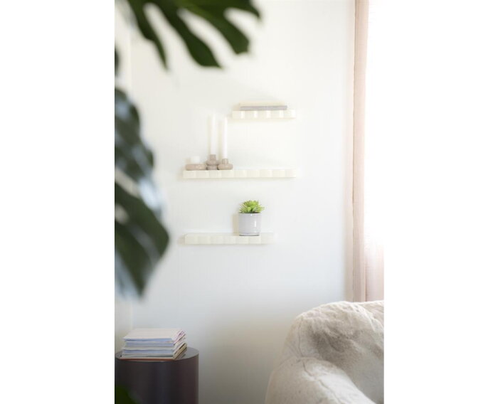 Wall shelf Prinz 66x4cm - beige | BY-BOO