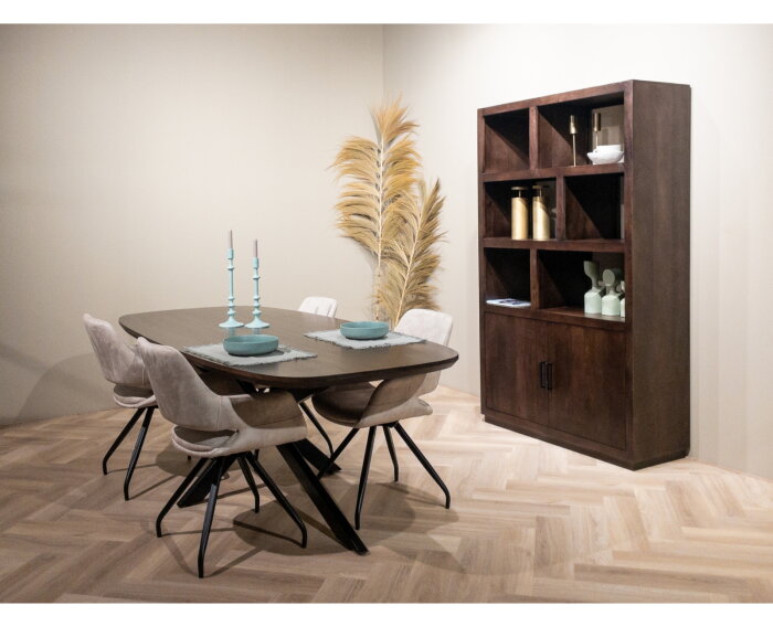 Eettafel Jesper Deens Ovaal 230 cm - Bruin